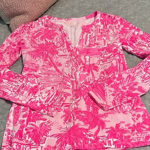 Lilly Pulitzer Pink Long Sleeve Tee